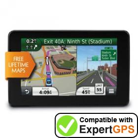 Download your Garmin nüvi 3550LM waypoints and tracklogs and create maps with ExpertGPS