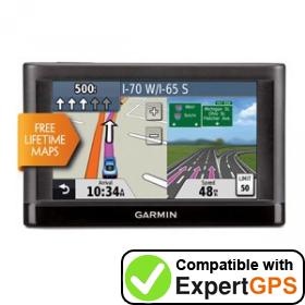 Download your Garmin nüvi 42LM waypoints and tracklogs and create maps with ExpertGPS