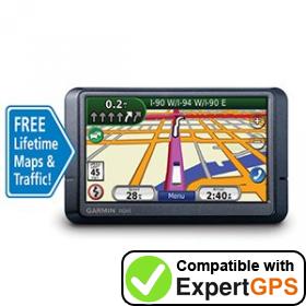 Download your Garmin nüvi 465LMT waypoints and tracklogs and create maps with ExpertGPS