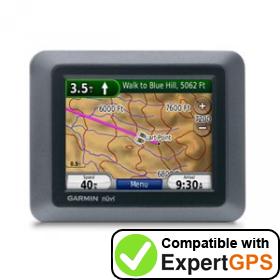 Download your Garmin nüvi 500 waypoints and tracklogs and create maps with ExpertGPS