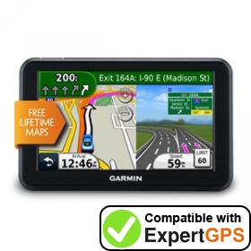 Download your Garmin nüvi 50LM waypoints and tracklogs and create maps with ExpertGPS