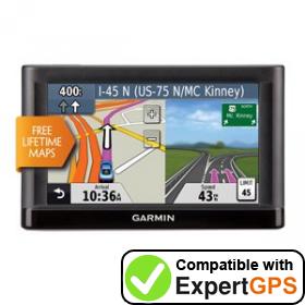 Download your Garmin nüvi 54LM waypoints and tracklogs and create maps with ExpertGPS