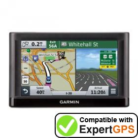 Download your Garmin nüvi 55 waypoints and tracklogs and create maps with ExpertGPS
