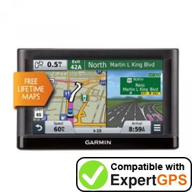 Download your Garmin nüvi 55LM waypoints and tracklogs and create maps with ExpertGPS