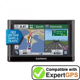 Download your Garmin nüvi 55LMT waypoints and tracklogs and create maps with ExpertGPS