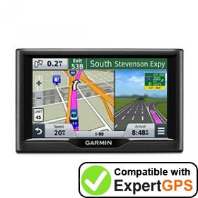 Download your Garmin nüvi 57 waypoints and tracklogs and create maps with ExpertGPS