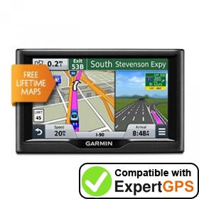 Download your Garmin nüvi 57LM waypoints and tracklogs and create maps with ExpertGPS