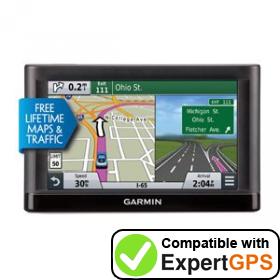Download your Garmin nüvi 65LMT waypoints and tracklogs and create maps with ExpertGPS