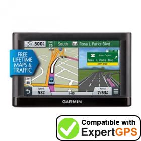 Download your Garmin nüvi 66LMT waypoints and tracklogs and create maps with ExpertGPS