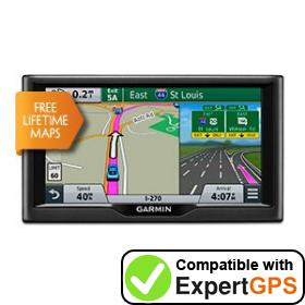 Download your Garmin nüvi 67LM waypoints and tracklogs and create maps with ExpertGPS