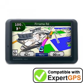 Download your Garmin nüvi 765 waypoints and tracklogs and create maps with ExpertGPS