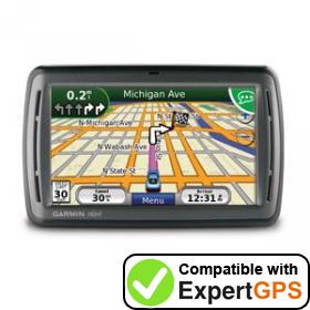 Download your Garmin nüvi 855 waypoints and tracklogs and create maps with ExpertGPS