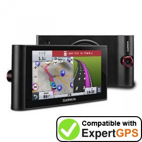 Download your Garmin nüviCam LMT-D waypoints and tracklogs and create maps with ExpertGPS