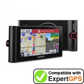 Download your Garmin nüviCam LMTHD waypoints and tracklogs and create maps with ExpertGPS