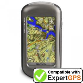 Download your Garmin Oregon 450t waypoints and tracklogs and create maps with ExpertGPS
