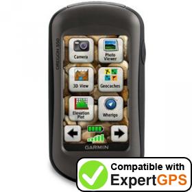 Download your Garmin Oregon 550 waypoints and tracklogs and create maps with ExpertGPS