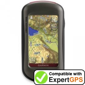 Download your Garmin Oregon 550t waypoints and tracklogs and create maps with ExpertGPS