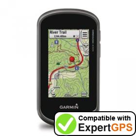 Download your Garmin Oregon 650t waypoints and tracklogs and create maps with ExpertGPS