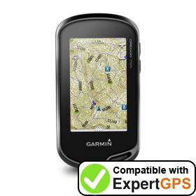 Download your Garmin Oregon 750t waypoints and tracklogs and create maps with ExpertGPS