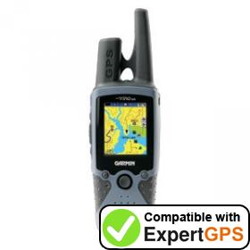 Download your Garmin Rino 520 waypoints and tracklogs and create maps with ExpertGPS