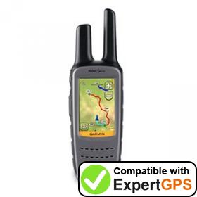 Download your Garmin Rino 610 waypoints and tracklogs and create maps with ExpertGPS