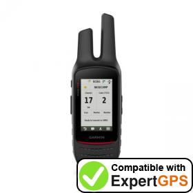 Download your Garmin Rino 750 waypoints and tracklogs and create maps with ExpertGPS