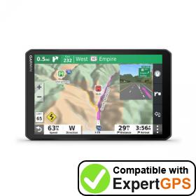 Download your Garmin RV 890 waypoints and tracklogs and create maps with ExpertGPS