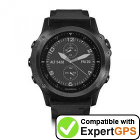 Download your Garmin tactix Bravo waypoints and tracklogs and create maps with ExpertGPS
