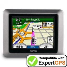 Download your Garmin zūmo 220 waypoints and tracklogs and create maps with ExpertGPS