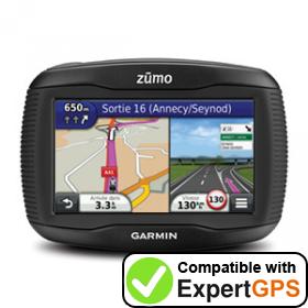 Download your Garmin zūmo 310 waypoints and tracklogs and create maps with ExpertGPS