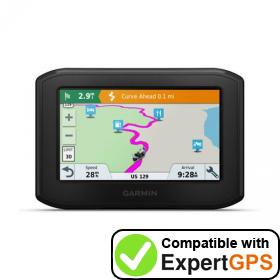 Download your Garmin zūmo 396 LMT-S waypoints and tracklogs and create maps with ExpertGPS