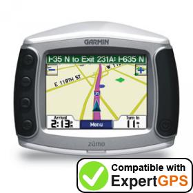 Download your Garmin zūmo 400 waypoints and tracklogs and create maps with ExpertGPS