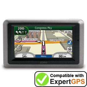 Download your Garmin zūmo 660 waypoints and tracklogs and create maps with ExpertGPS