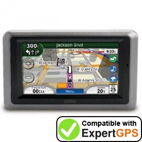 Download your Garmin zūmo 665 waypoints and tracklogs and create maps with ExpertGPS