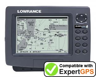 Download your Lowrance GlobalMap 3000MT waypoints and tracklogs and create maps with ExpertGPS