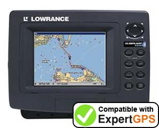 Download your Lowrance GlobalMap 5500C waypoints and tracklogs and create maps with ExpertGPS