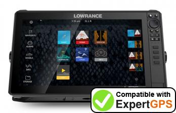 Download your Lowrance HDS-16 LIVE waypoints and tracklogs and create maps with ExpertGPS