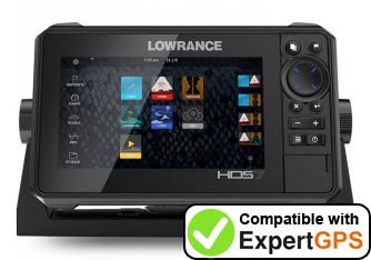 Download your Lowrance HDS-7 LIVE waypoints and tracklogs and create maps with ExpertGPS