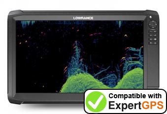 Download your Lowrance HDS Carbon 16 waypoints and tracklogs and create maps with ExpertGPS