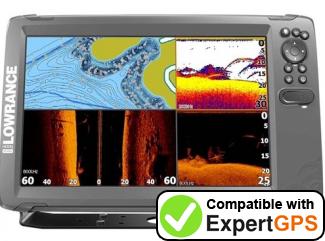 Download your Lowrance HOOK2-12 waypoints and tracklogs and create maps with ExpertGPS