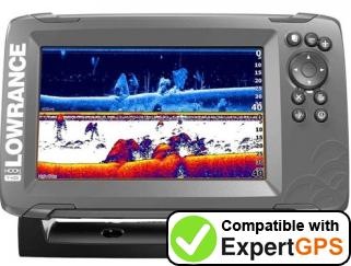 Download your Lowrance HOOK2-7 waypoints and tracklogs and create maps with ExpertGPS