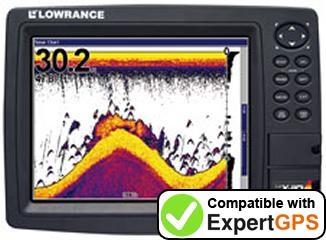 Download your Lowrance LCX-110C waypoints and tracklogs and create maps with ExpertGPS