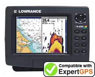 Download your Lowrance LCX-26C HD waypoints and tracklogs and create maps with ExpertGPS
