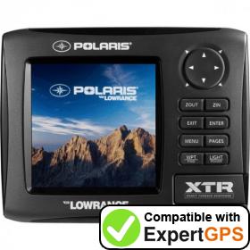 Download your Lowrance Polaris XTR waypoints and tracklogs and create maps with ExpertGPS