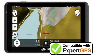 Download your Magellan TR5 waypoints and tracklogs and create maps with ExpertGPS