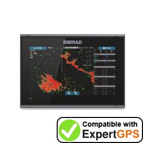 Download your Simrad GO9 XSE waypoints and tracklogs and create maps with ExpertGPS