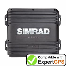 Download your Simrad NSO evo3S waypoints and tracklogs and create maps with ExpertGPS