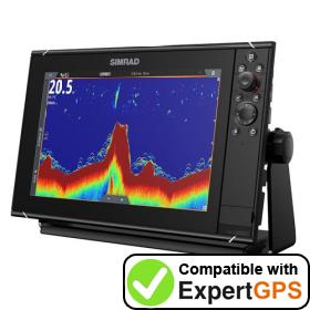 Download your Simrad NSS12 evo3S waypoints and tracklogs and create maps with ExpertGPS