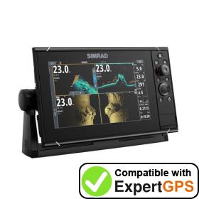 Download your Simrad NSS9 evo3S waypoints and tracklogs and create maps with ExpertGPS