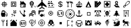 ExpertGPS waypoint symbols for Magellan eXplorist 350H